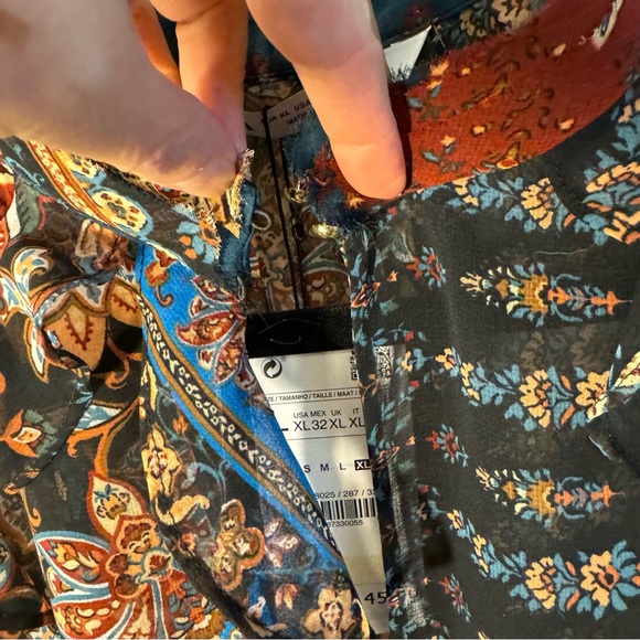 Zara print blouse with paisley - Picture 8 of 11